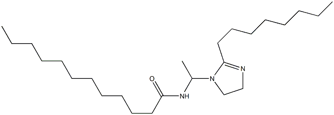 1-(1-Lauroylaminoethyl)-2-octyl-2-imidazoline Struktur