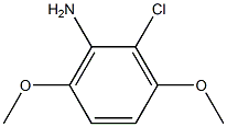 2-Chloro-3,6-dimethoxyaniline Struktur