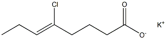 5-Chloro-5-octenoic acid potassium salt Struktur