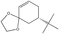 (S)-9-tert-Butyl-1,4-dioxaspiro[4.5]dec-6-ene Struktur