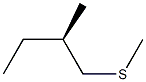 [R,(-)]-Methyl 2-methylbutyl sulfide Struktur