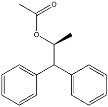 [S,(-)]-1,1-Diphenyl-2-propanol acetate Struktur