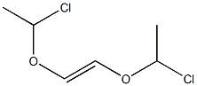 1,2-Bis(1-chloroethoxy)ethene Struktur