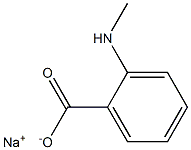 o-(Methylamino)benzoic acid sodium salt Struktur