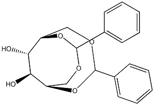 1-O,5-O:2-O,6-O-Dibenzylidene-D-glucitol Struktur