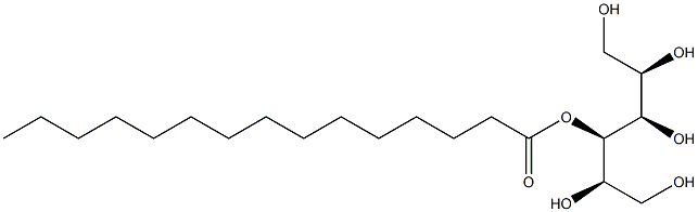 D-Mannitol 4-pentadecanoate Struktur