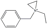 1-Benzyl-1-ethylaziridinium Struktur