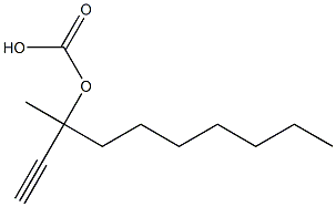 Carbonic acid methyl(1-heptyl-2-propynyl) ester Struktur