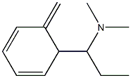 1-(6-Methylene-2,4-cyclohexadienyl)-N,N-dimethyl-1-propanamine Struktur