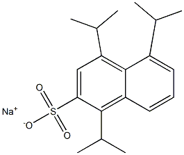 1,4,5-Triisopropyl-2-naphthalenesulfonic acid sodium salt Struktur