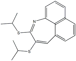 2,3-Bis(isopropylthio)naphth[1,8-bc]azepine Struktur