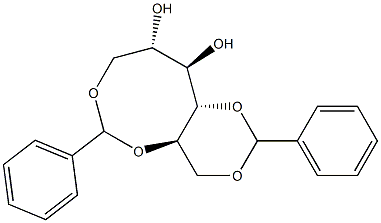 1-O,5-O:4-O,6-O-Dibenzylidene-D-glucitol Struktur