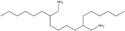 2,7-Dihexyloctane-1,8-diamine Struktur