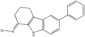 1,2,3,4-Tetrahydro-6-phenyl-N-chloro-9H-carbazol-1-imine Struktur