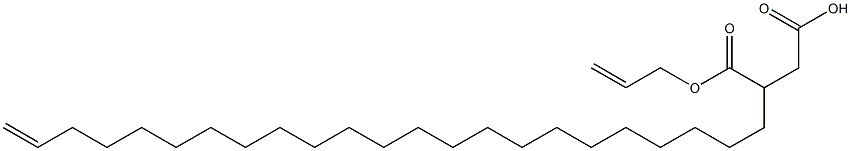 3-(22-Tricosenyl)succinic acid 1-hydrogen 4-allyl ester Struktur