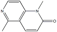 1,5-Dimethyl-1,6-naphthyridin-2(1H)-one Struktur