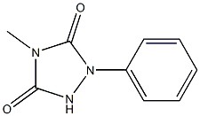 1-Phenyl-4-methyl-1H-1,2,4-triazole-3,5(2H,4H)-dione Struktur