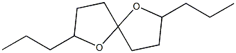 2,7-Dipropyl-1,6-dioxaspiro[4.4]nonane Struktur