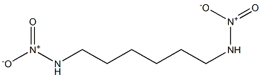 N,N'-Dinitro-1,6-hexanediamine Struktur