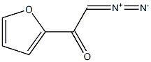 2-(Diazoacetyl)furan Struktur