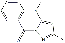 4,9-Dihydro-2,4-dimethylpyrazolo[5,1-b]quinazolin-9-one Struktur