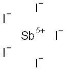 Antimony(V)pentaiodide Struktur