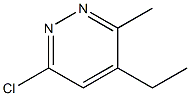 6-Chloro-3-methyl-4-ethylpyridazine Struktur