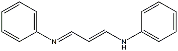 N-Phenyl-3-(phenylamino)-2-propene-1-imine Struktur