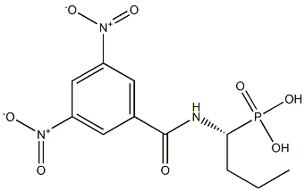 3,5-Dinitro-N-[(1R)-1-phosphonobutyl]benzamide Struktur