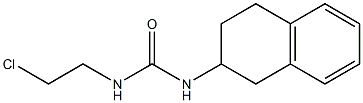 1-(2-Chloroethyl)-3-(1,2,3,4-tetrahydronaphthalen-2-yl)urea Struktur