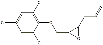 2,4,6-Trichlorophenyl 3-allylglycidyl ether Struktur