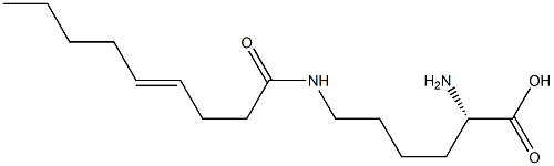 N6-(4-Nonenoyl)lysine Struktur