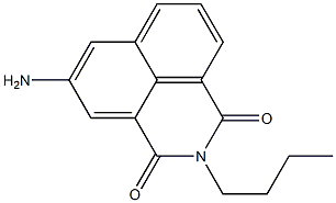 2-Butyl-5-amino-1H-benzo[de]isoquinoline-1,3-dione Struktur