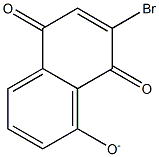 (5,8-Dihydro-5,8-dioxo-7-bromonaphthalene)-1-olate Struktur