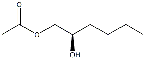 (2R)-1-Acetyloxyhexan-2-ol Struktur