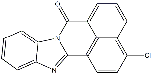 3-Chloro-7H-benzimidazo[2,1-a]benz[de]isoquinolin-7-one Struktur