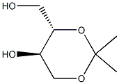 2-O,4-O-Isopropylidene-D-erythritol Struktur