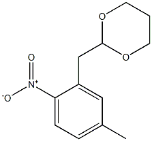 1-Nitro-2-(1,3-dioxan-2-ylmethyl)-4-methylbenzene Struktur