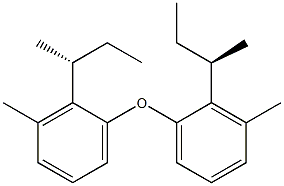 (-)-[(R)-sec-Butyl]m-tolyl ether Struktur