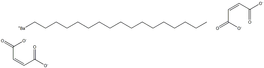 Bis(maleic acid 1-heptadecyl)barium salt Struktur