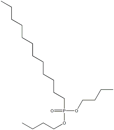 Dodecylphosphonic acid dibutyl ester Struktur