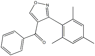 3-(2,4,6-Trimethylphenyl)-4-benzoylisoxazole Struktur