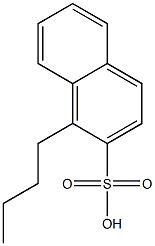 1-Butyl-2-naphthalenesulfonic acid Struktur