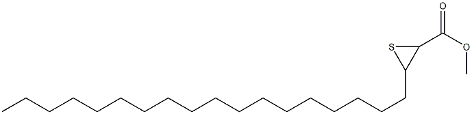 2,3-Epithiohenicosanoic acid methyl ester Struktur