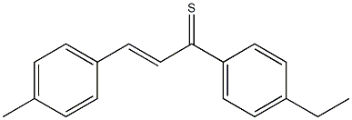 (E)-4'-Ethyl-4-methylthiochalcone Struktur