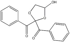 5-Hydroxy-2,2-dibenzoyl-1,3-dioxolane Struktur