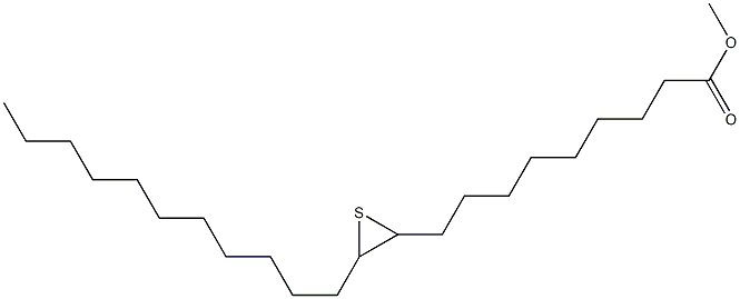 10,11-Epithiodocosanoic acid methyl ester Struktur