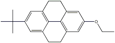 2-Ethoxy-7-tert-butyl-4,5,9,10-tetrahydropyrene Struktur