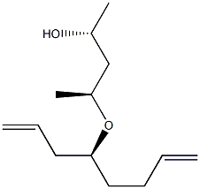 (1R,3S)-3-[[(1S)-1-Allyl-4-pentenyl]oxy]-1,3-dimethyl-1-propanol Struktur