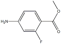 4-Amino-2-fluorobenzoic acid methyl ester Struktur